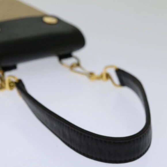 CHANEL Matelasse Hand Bag Leather Beige CC Auth 68905A - Picture 8 of 16